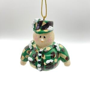Army Camo Fatigues ENCORE USA Army Ornament Vintage New Christmas Holiday